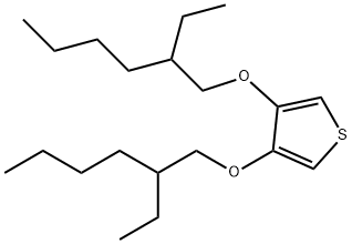 Thiophene, 3,4-bis[(2-ethylhexyl)oxy]- Structure