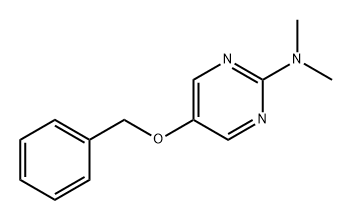 2-Pyrimidinamine, N,N-dimethyl-5-(phenylmethoxy)- 구조식 이미지