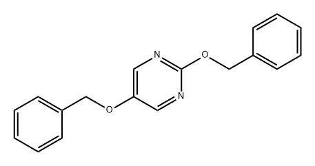 Pyrimidine, 2,5-bis(phenylmethoxy)- 구조식 이미지