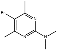 5-bromo-2-N,N-dimethylamino-4,6-dimethylpyrimidine Structure