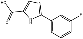 1H-Imidazole-5-carboxylic acid, 2-(3-fluorophenyl)- Structure