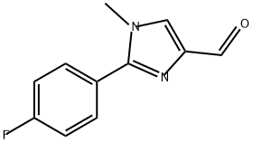 1H-Imidazole-4-carboxaldehyde, 2-(4-fluorophenyl)-1-methyl- Structure