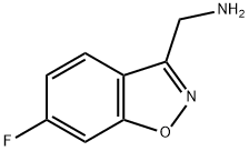 1,2-Benzisoxazole-3-methanamine, 6-fluoro- 구조식 이미지