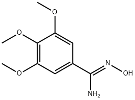 (Z)?- N’-?hydroxy-?3,?4,?5-?trimethoxy-?, Benzenecarboximidami?de 구조식 이미지