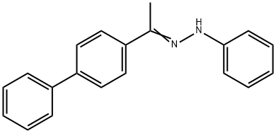 (E)-1-(1-([1,1'-Biphenyl]-4-yl)ethylidene)-2-phenylhydrazine Structure