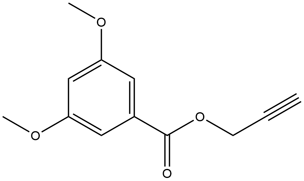 2-Propyn-1-yl 3,5-dimethoxybenzoate Structure