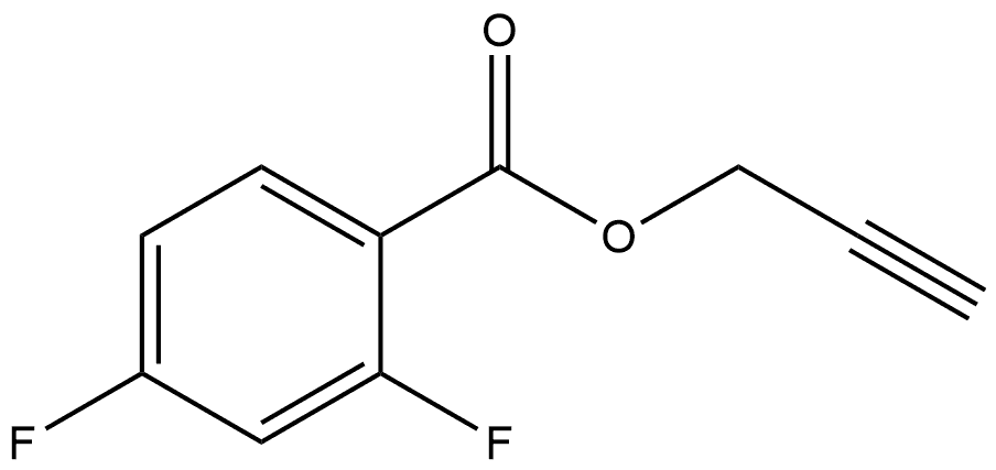 2-Propyn-1-yl 2,4-difluorobenzoate Structure