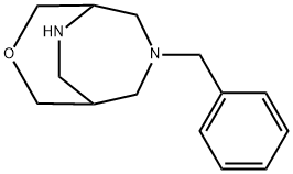 7-benzyl-3-oxa-7,9-diazabicyclo[3.3.2]decane 구조식 이미지