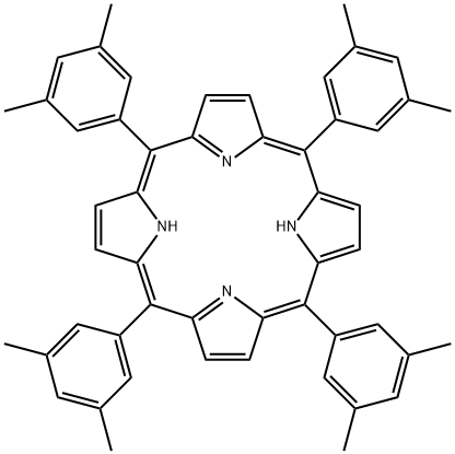 21H,23H-Porphine, 5,10,15,20-tetrakis(3,5-dimethylphenyl)- Structure