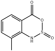 3,2,1-Benzoxathiazin-4(1H)-one, 8-methyl-, 2-oxide Structure