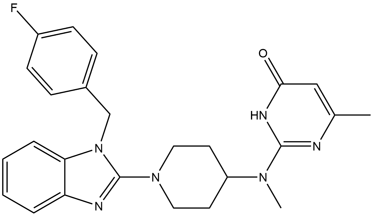 Mizolastine Impurity N Structure