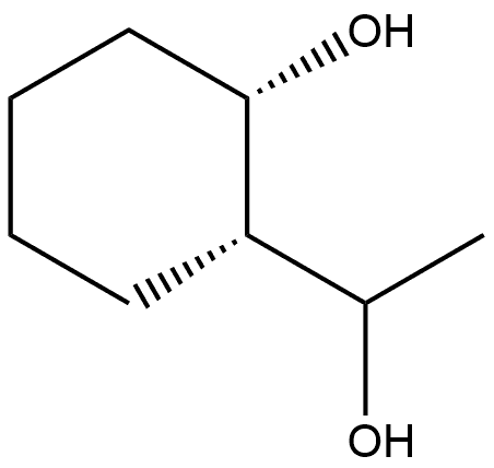 Cyclohexanemethanol, 2-hydroxy-α-methyl-, [1α(R*),2α]- Structure