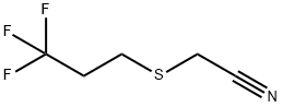 Acetonitrile, 2-[(3,3,3-trifluoropropyl)thio]- Structure