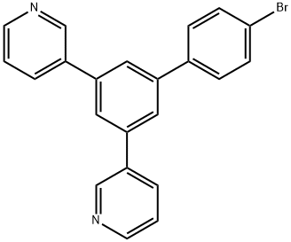 Pyridine, 3,3'-(4'-bromo[1,1'-biphenyl]-3,5-diyl)bis- Structure