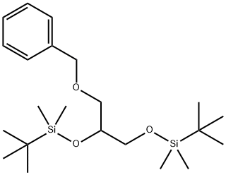 4,7-Dioxa-3,8-disiladecane, 2,2,3,3,8,8,9,9-octamethyl-5-[(phenylmethoxy)methyl]- Structure