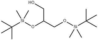 1-Propanol, 2,3-bis[[(1,1-dimethylethyl)dimethylsilyl]oxy]- Structure