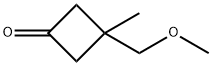 3-(methoxymethyl)-3-methylcyclobutan-1-one Structure