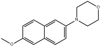 4-(6-Methoxy-2-naphthalenyl)morpholine Structure