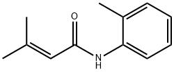 2-Butenamide, 3-methyl-N-(2-methylphenyl)- 구조식 이미지