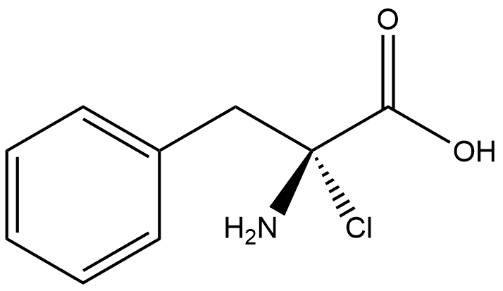 Phenylalanine, α-chloro- Structure