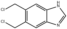 1H-Benzimidazole, 5,6-bis(chloromethyl)- Structure