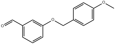 Benzaldehyde, 3-[(4-methoxyphenyl)methoxy]- Structure