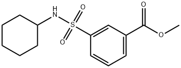 methyl 3-(cyclohexylsulfamoyl)benzoate Structure