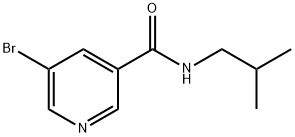 5-Bromo-N-isobutylnicotinamide Structure