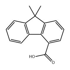 9H-Fluorene-4-carboxylic acid, 9,9-dimethyl- 구조식 이미지