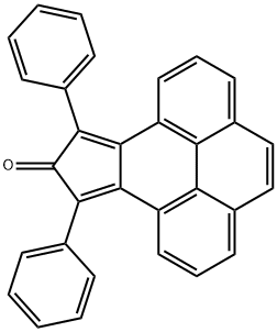 10H-Cyclopenta[e]pyren-10-one, 9,11-diphenyl- Structure