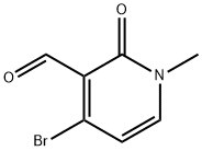 3-Pyridinecarboxaldehyde, 4-bromo-1,2-dihydro-1-methyl-2-oxo- Structure