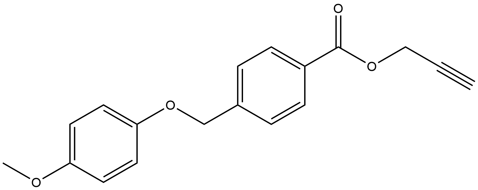 2-Propyn-1-yl 4-[(4-methoxyphenoxy)methyl]benzoate Structure