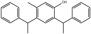 5-메틸-2,4-비스(α-메틸벤질)페놀 구조식 이미지