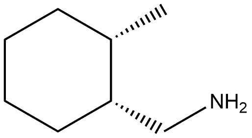 rel-(1R,2S)-2-Methylcyclohexanemethanamine Structure