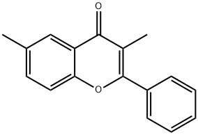 3,6-Dimethyl-2-phenyl-4H-chromen-4-one 구조식 이미지