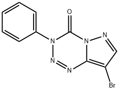 Pyrazolo[5,1-d]-1,2,3,5-tetrazin-4(3H)-one, 8-bromo-3-phenyl- Structure