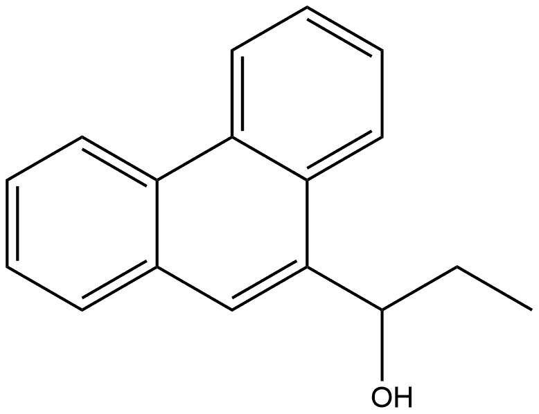 α-Ethyl-9-phenanthrenemethanol Structure