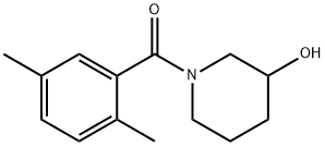 Methanone, (2,5-dimethylphenyl)(3-hydroxy-1-piperidinyl)- Structure