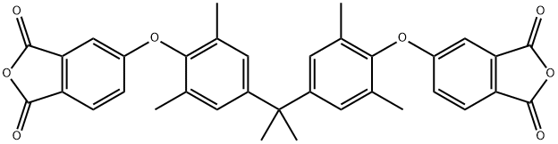 1,3-Isobenzofurandione, 5,5′-[(1-methylethylidene)bis[(2,6-dimethyl-4,1-phenylene)oxy]]bis- Structure