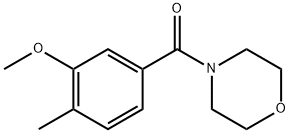 Methanone, (3-methoxy-4-methylphenyl)-4-morpholinyl- Structure