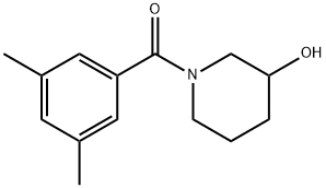 Methanone, (3,5-dimethylphenyl)(3-hydroxy-1-piperidinyl)- Structure