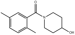 Methanone, (2,5-dimethylphenyl)(4-hydroxy-1-piperidinyl)- Structure