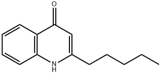 4(1H)-Quinolinone, 2-pentyl- Structure