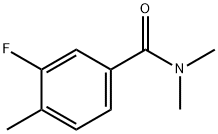 3-fluoro-N,N,4-trimethylbenzamide 구조식 이미지