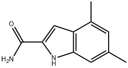 4,6-Dimethyl-1H-indole-2-carboxamide 구조식 이미지