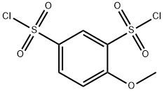 1,3-Benzenedisulfonyl dichloride, 4-methoxy- Structure