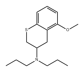 2H-1-Benzothiopyran-3-amine, 3,4-dihydro-5-methoxy-N,N-dipropyl- Structure