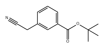 Benzoic acid, 3-(cyanomethyl)-, 1,1-dimethylethyl ester 구조식 이미지