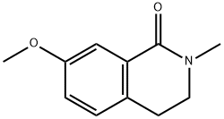 7-methoxy-2-methyl-3,4-dihydro-2H-isoquinolin-1-one Structure