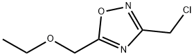 3-(chloromethyl)-5-(ethoxymethyl)-1,2,4-oxadiazole 구조식 이미지